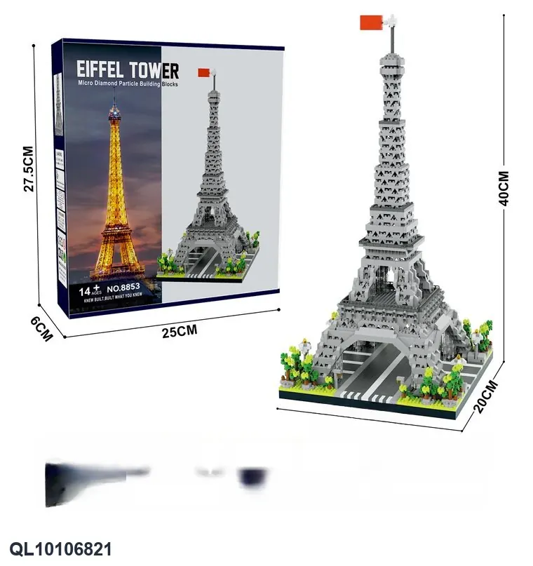 Eiffel Tower Airplane Box wholesale from Qili Toys