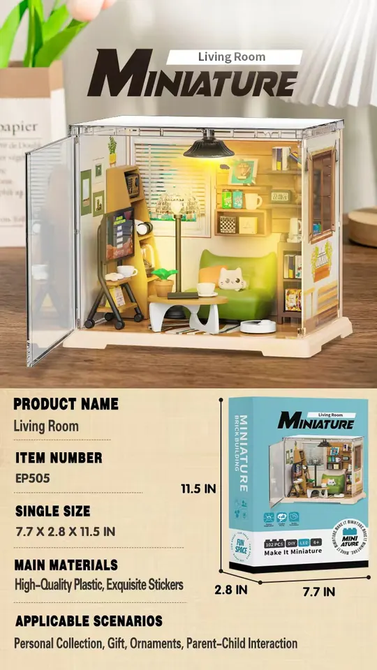 Lazy Space Living Room 102PCS Color Box wholesale from Qili Toys