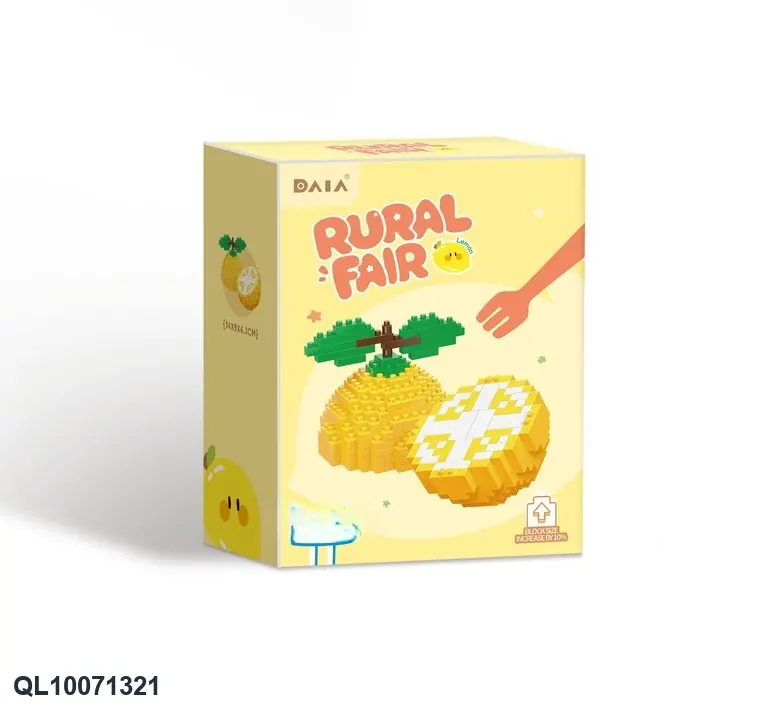 Lemon Building Block Model Boxed wholesale from Qili Toys