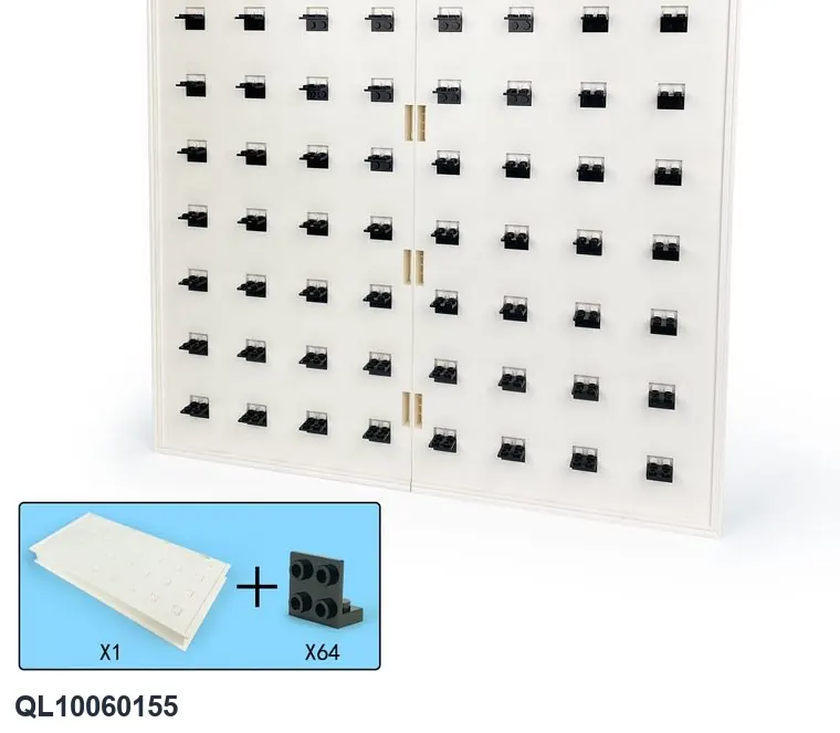 Minifigure Building Block Collection Book-Black Stand White Box wholesale from Qili Toys
