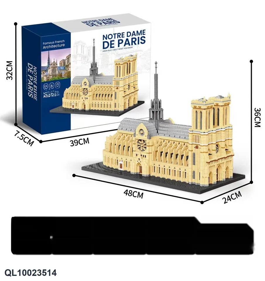 Notre Dame 7373PCS Color Box wholesale from Qili Toys