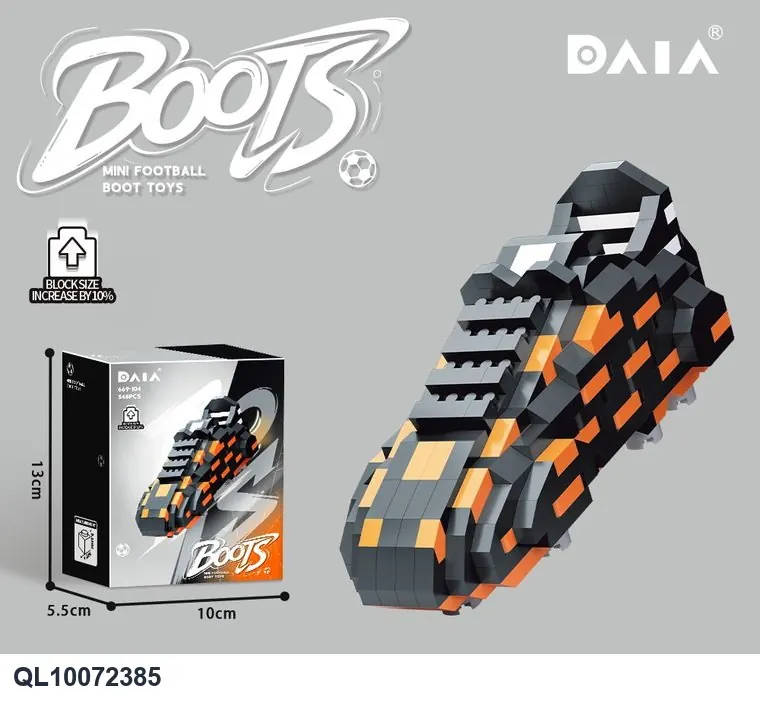 Orange And Black Shoes Color Box wholesale from Qili Toys