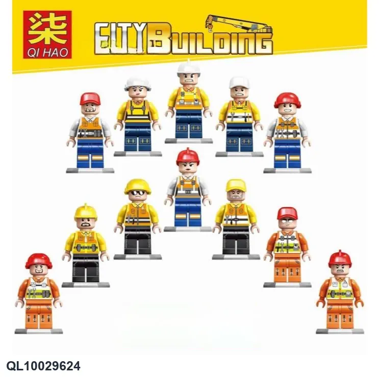 Pixel Sandbox Halloween Minifigures Window Box wholesale from Qili Toys