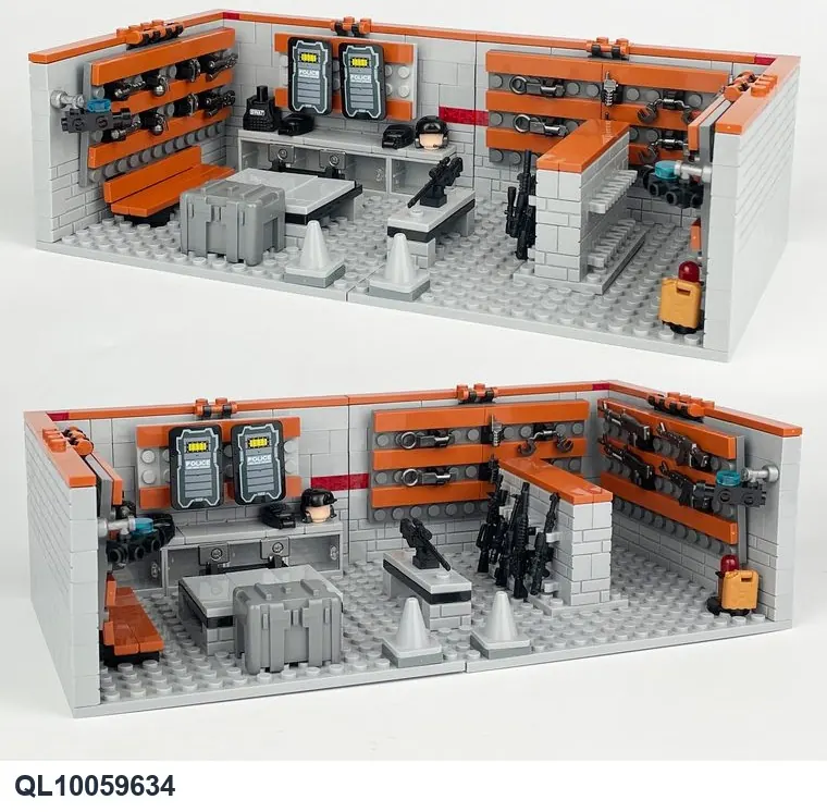 Police Equipment Manager Equipment Library Bagged Pack wholesale from Qili Toys