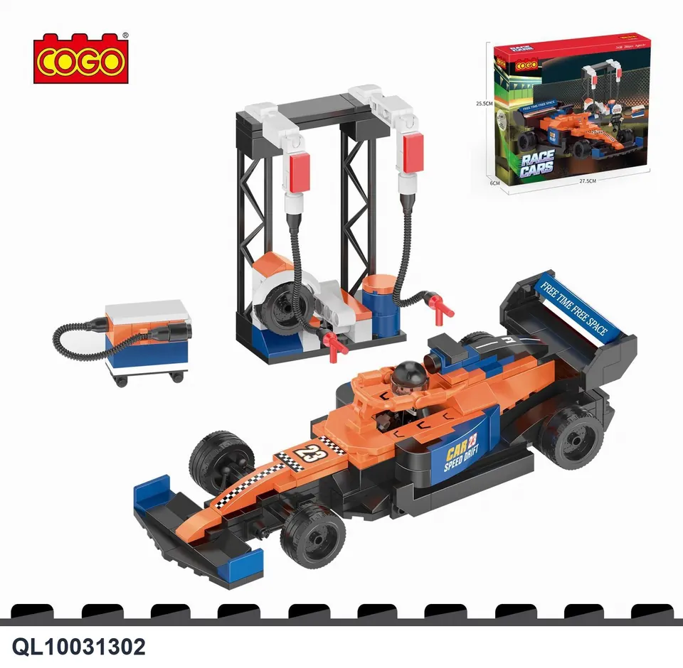 Race Car Series / F1 Race Car (274 pieces) Boxed wholesale from Qili Toys
