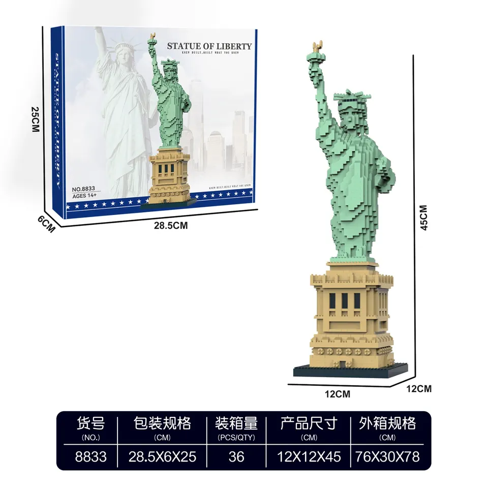 Statue Of Liberty Color Box wholesale from Qili Toys