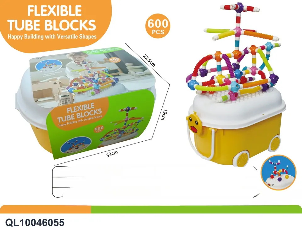 Telescopic Building Blocks Storage Box wholesale from Qili Toys