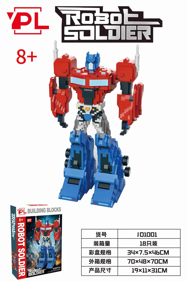 Transformer Series - Optimus Prime Building Blocks Color Box wholesale from Qili Toys