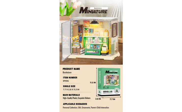 Treasure Bookstore 104PCS Color Box wholesale from Qili Toys