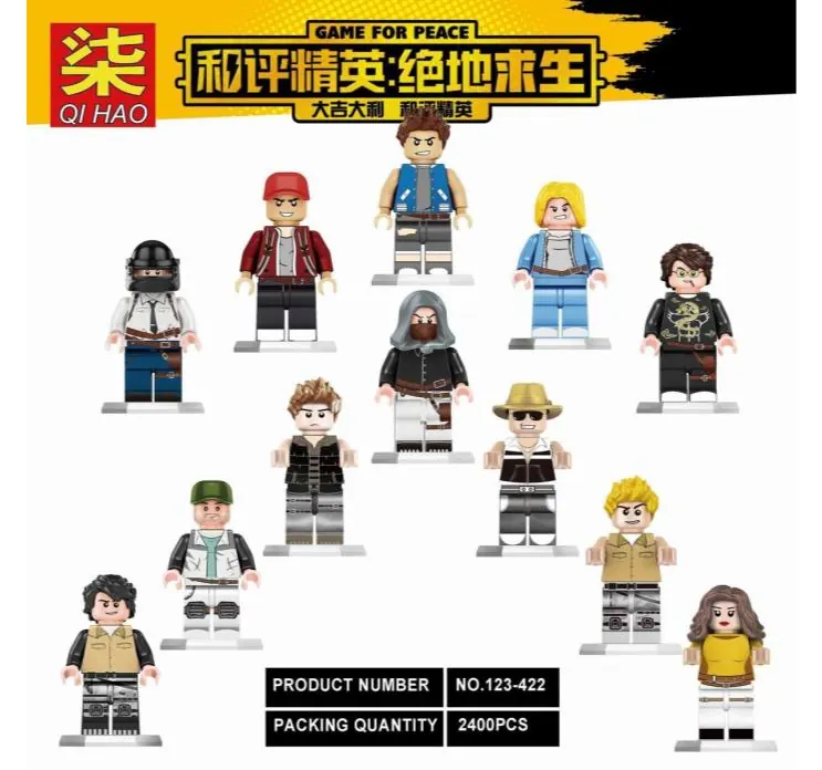 12 Types Of Engineering Minifigures Mixed In One Opp OPP Bag wholesale from Qili Toys