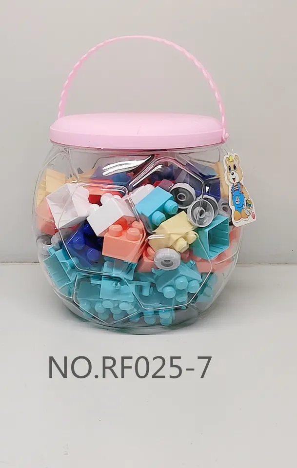 121 Wooden Blocks/In A Bottle Bottle Pack wholesale from Qili Toys