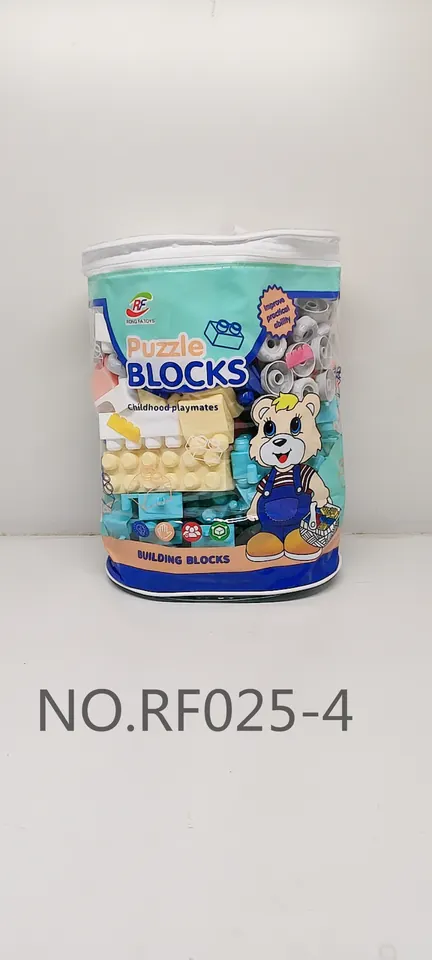 130 Wooden Blocks/Small Carrying Bag Tote Bag wholesale from Qili Toys