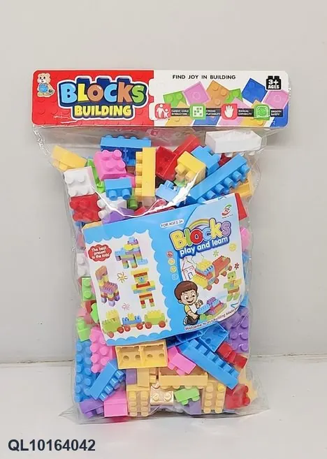 220 Pieces Of Building Blocks/PVC Transparent Card Head Bags PVC Super Transparent Card Head Bag wholesale from Qili Toys