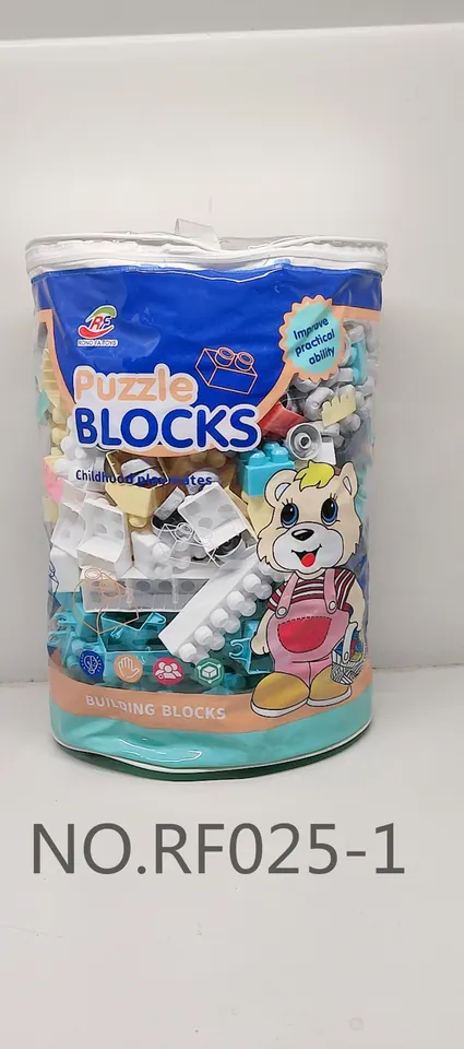 394 Wooden Blocks/Small Bags Tote Bag wholesale from Qili Toys