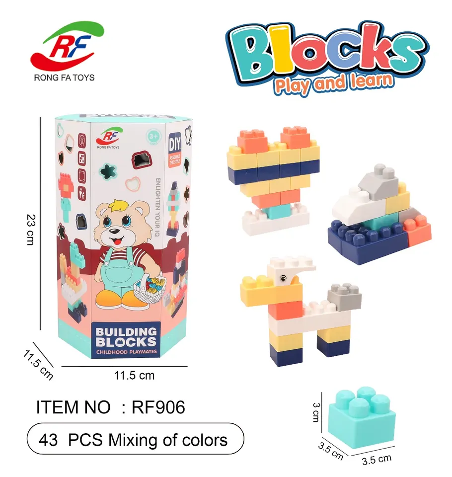 43 Building Blocks/Color Box Color Box wholesale from Qili Toys