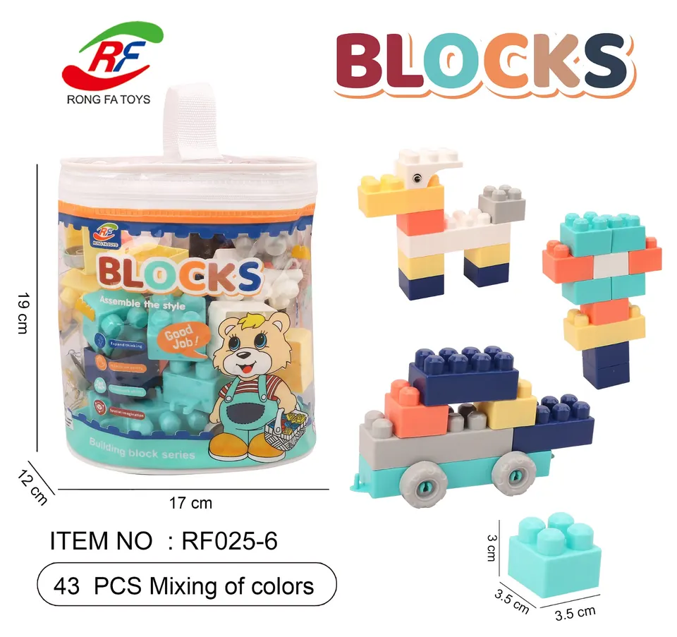 43 Building Blocks/Handbag Tote Bag wholesale from Qili Toys