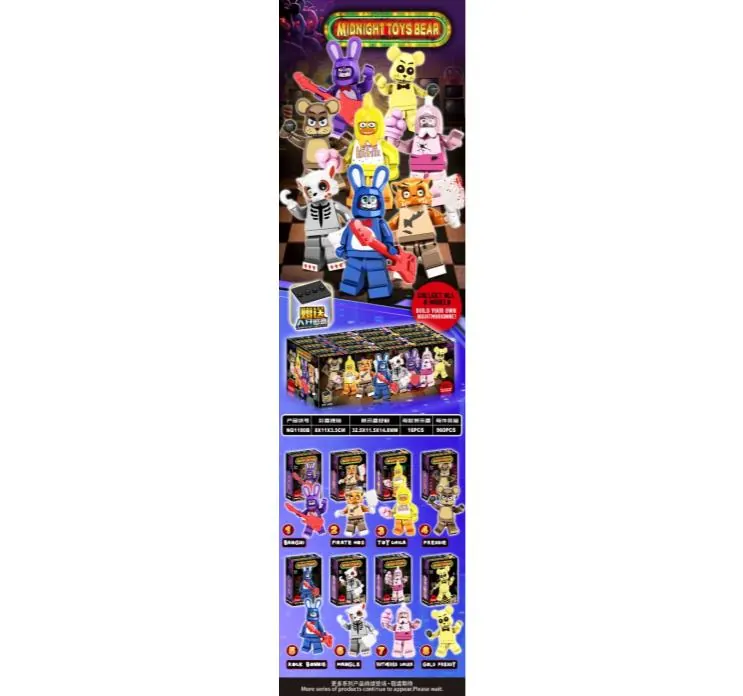 Collection Of 24 Wizard School Minifigures (24pcs single bag price) Display Box wholesale from Qili Toys