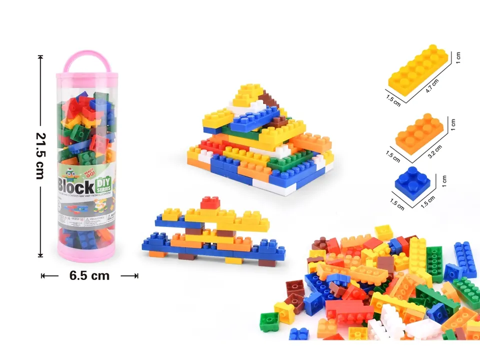 Creative Assembly Building Blocks Set Canned wholesale from Qili Toys
