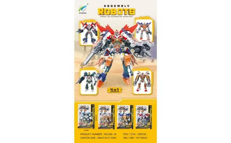 Creative Assembly Building Blocks Set Blister Board wholesale from Qili Toys