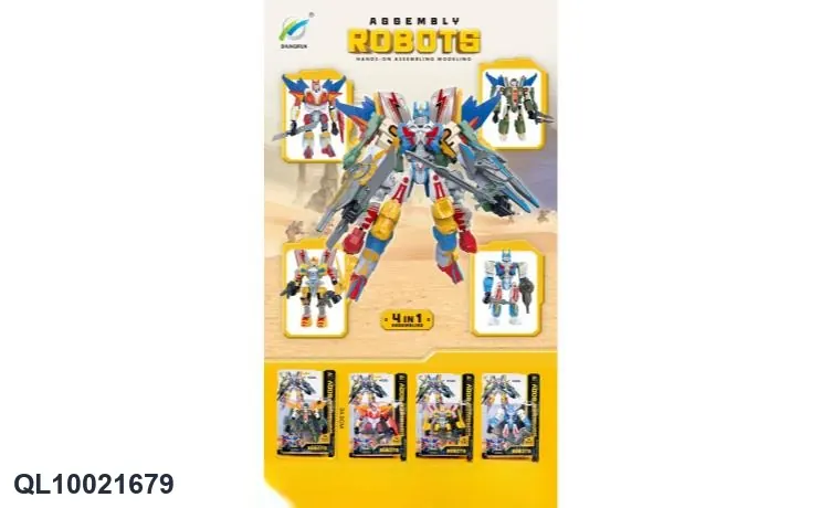 Creative Assembly Building Blocks Set Blister Board wholesale from Qili Toys