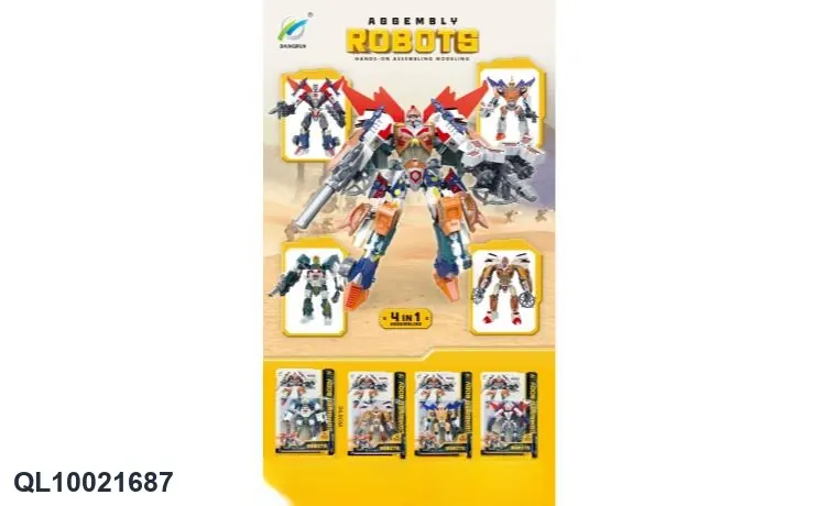 Creative Assembly Building Blocks Set Blister Board wholesale from Qili Toys