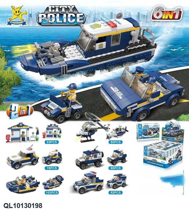 Creative Assembly Building Blocks Set Display Box, Gift Box wholesale from Qili Toys