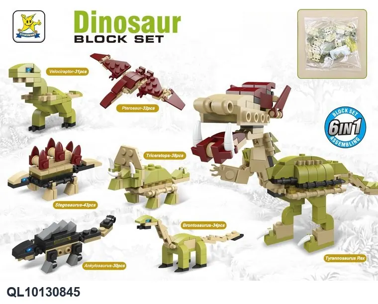 Creative Assembly Building Blocks Set White Bag wholesale from Qili Toys