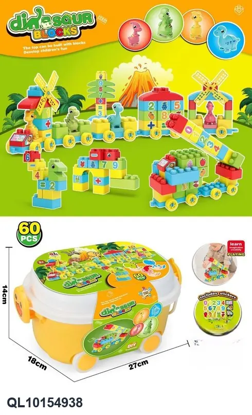 Creative Assembly Building Blocks Set Storage Box wholesale from Qili Toys