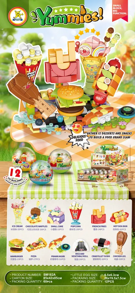 Creative Assembly Building Blocks Set Twist Egg Display Case wholesale from Qili Toys