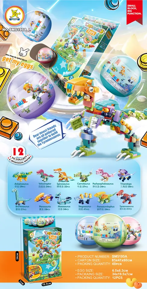 Creative Assembly Building Blocks Set Twist Eggs; Blind Boxes wholesale from Qili Toys