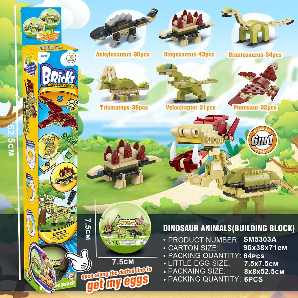 Creative Assembly Building Blocks Set Twist Eggs; Blind Boxes wholesale from Qili Toys