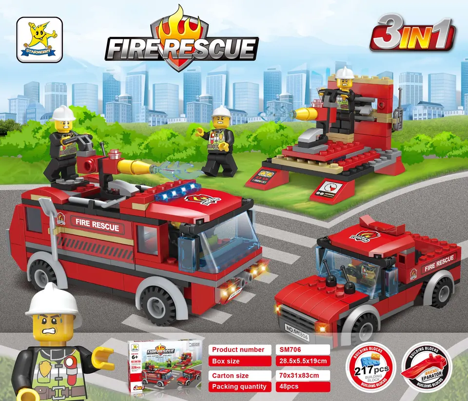 Creative Assembly Building Blocks Set Color Box wholesale from Qili Toys