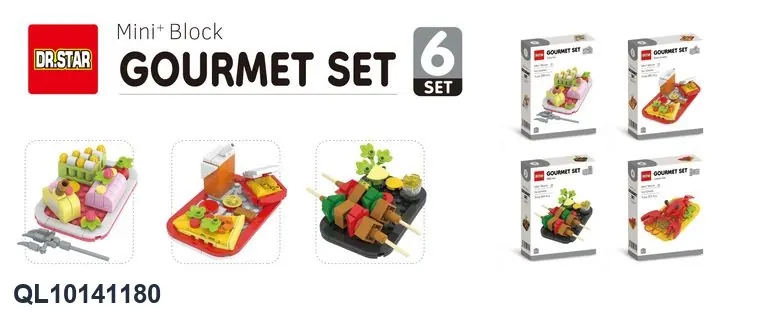 Food-Themed Meal Kits Gift Box + Display Case wholesale from Qili Toys