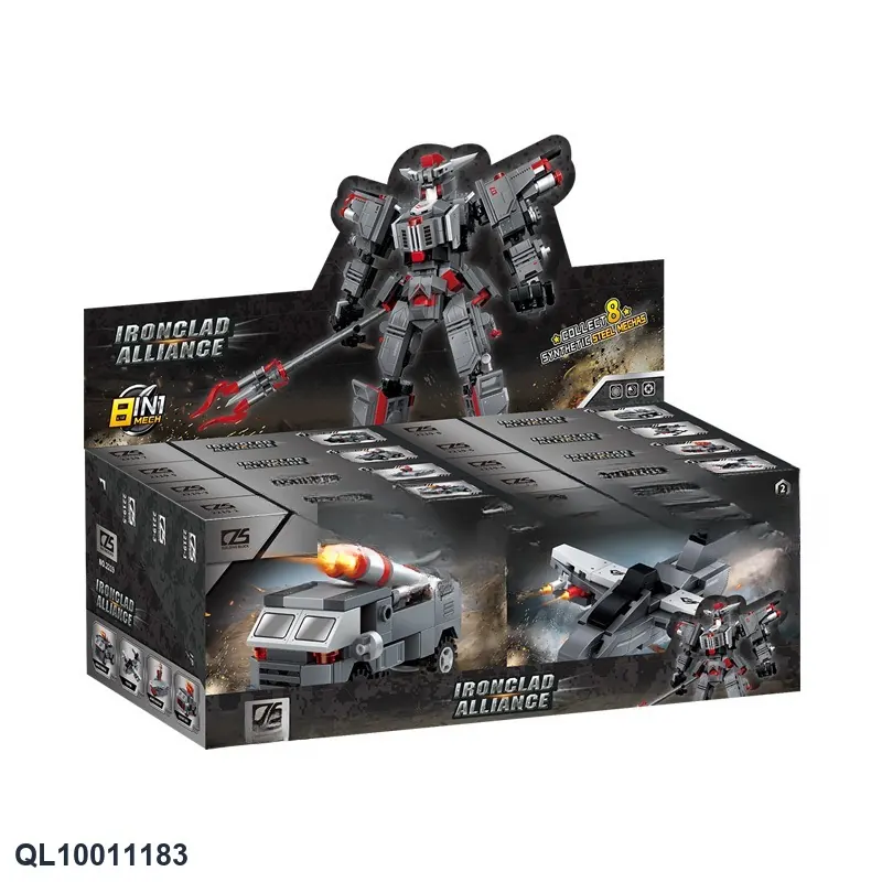 Iron Armor Alliance (1pdq/8 models mixed) Can Be Combined Into One Building Block Display Box wholesale from Qili Toys