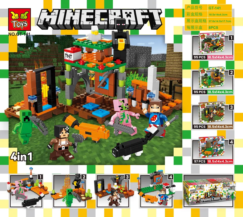 Minecraft Blocks Color Box wholesale from Qili Toys