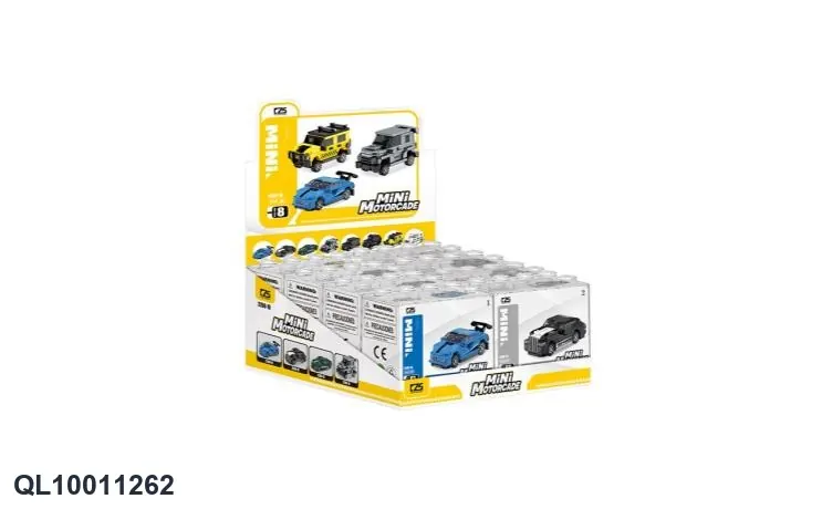 Mini Car Building Blocks Display Box wholesale from Qili Toys