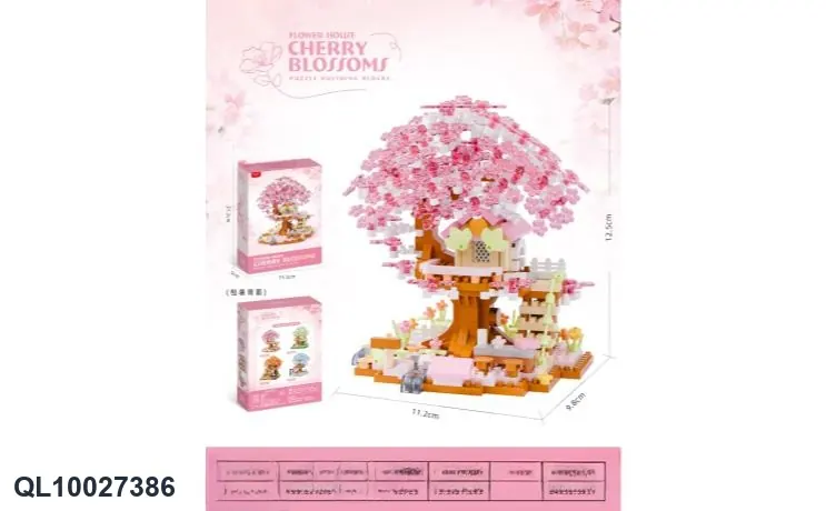 Sakura Tree 690PCS Color Box wholesale from Qili Toys