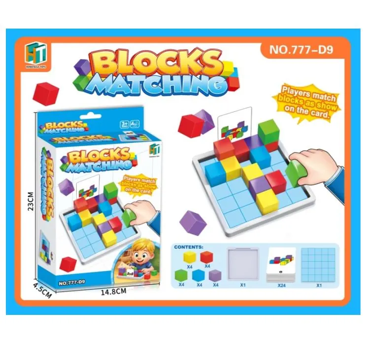 Single Player Block Matching Color Box wholesale from Qili Toys