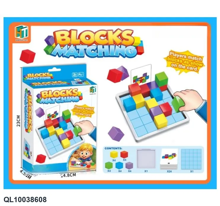 Single Player Block Matching Color Box wholesale from Qili Toys