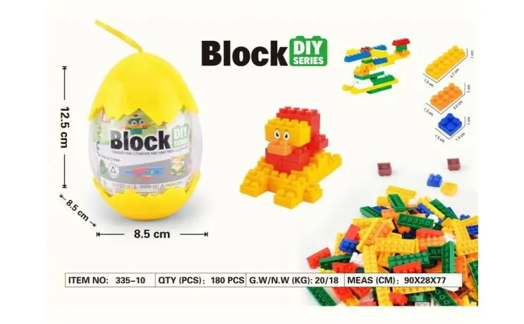 Small Particle Building Blocks Puzzle Assembly Small Round Egg DIY Assembly Assembly Creative Modeling Building Blocks Egg Pack wholesale from Qili Toys