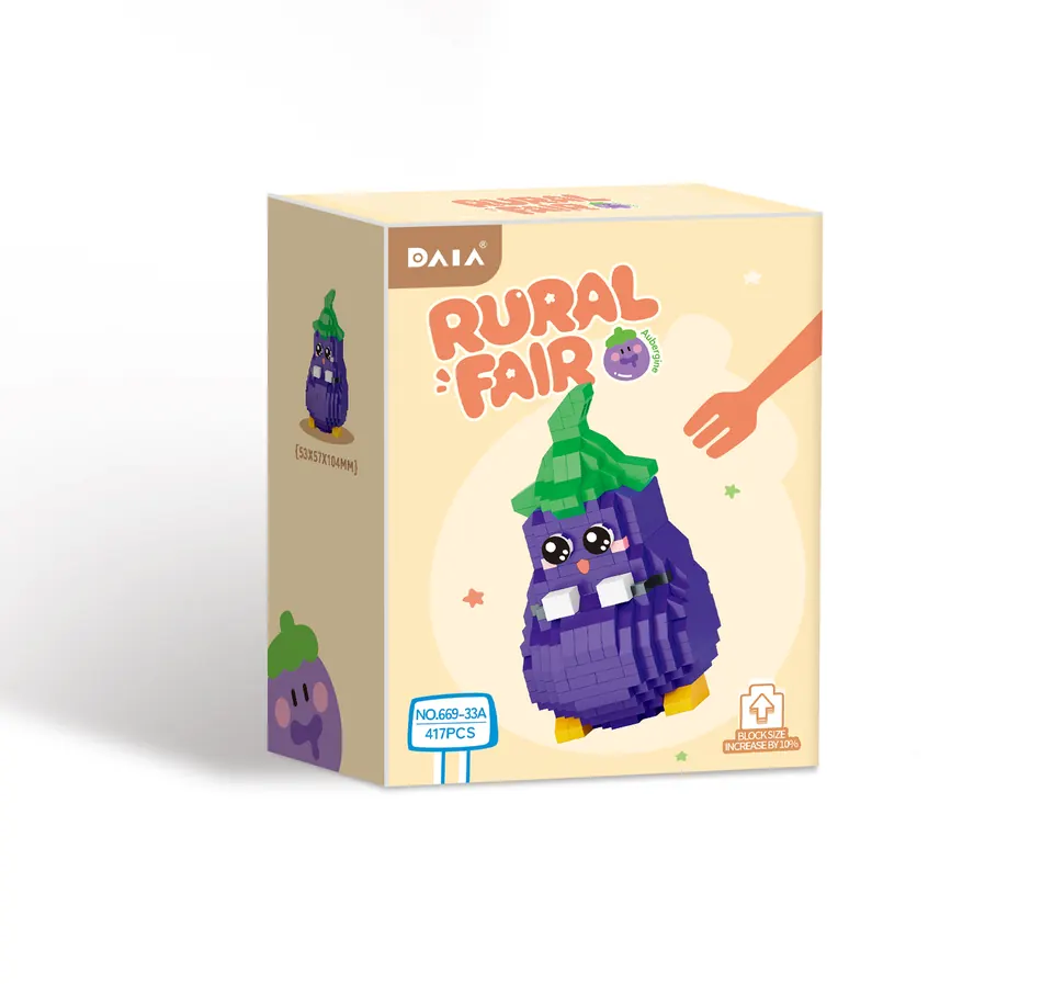 Vegetable-Eggplant Boxed wholesale from Qili Toys