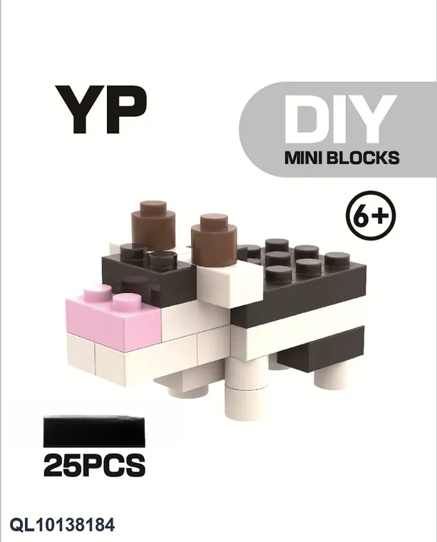 Wooden Block Cow Color Bag wholesale from Qili Toys