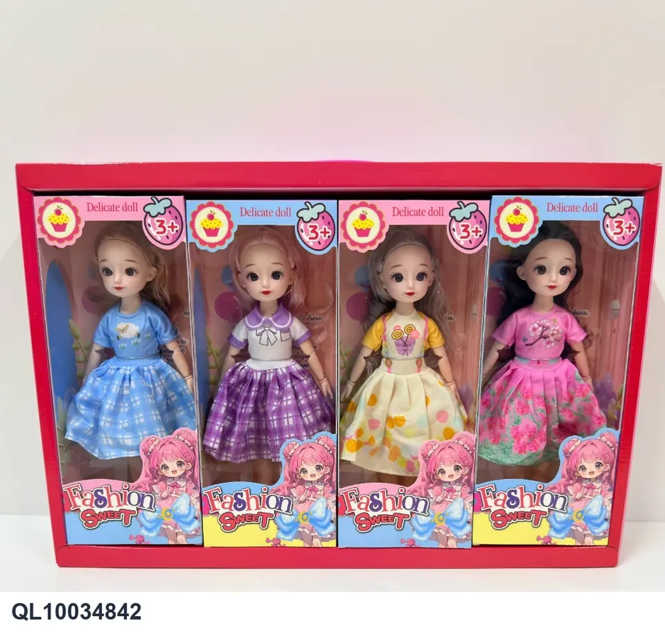 12-Inch Joint Fairy Doll 4 Types Mixed 4 Pieces Per Display Box Display Box wholesale from Qili Toys