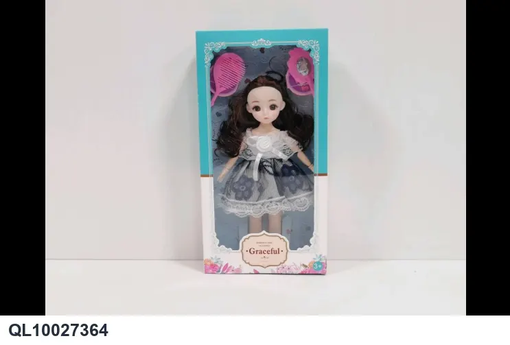 12-Inch Jointed Solid Body Fairy Doll Window Box wholesale from Qili Toys