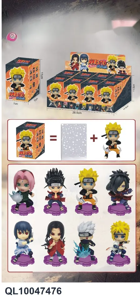 4 Inch Ninja 8 Blind Boxes Disassembly Pack wholesale from Qili Toys