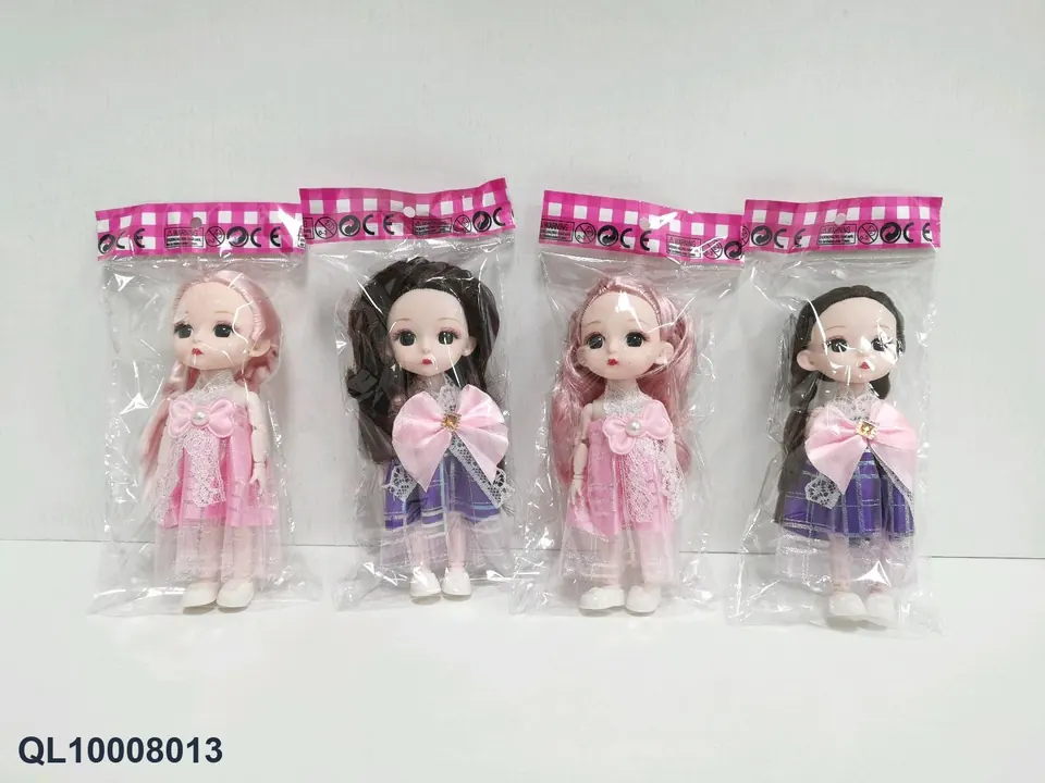 6-Inch Fairy Doll Solid-Body Fashion Doll (multi-color and mixed) OPP Bag wholesale from Qili Toys