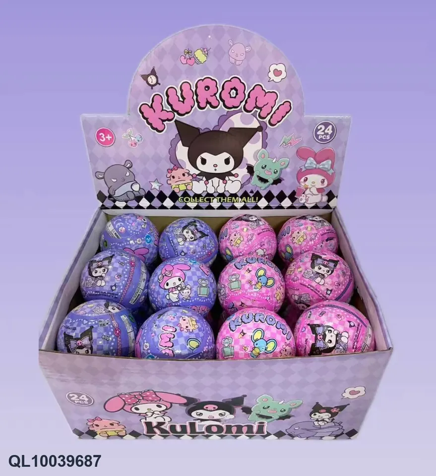 7.5CM Cartoon Bunny Surprise Blind Ball Display Box wholesale from Qili Toys