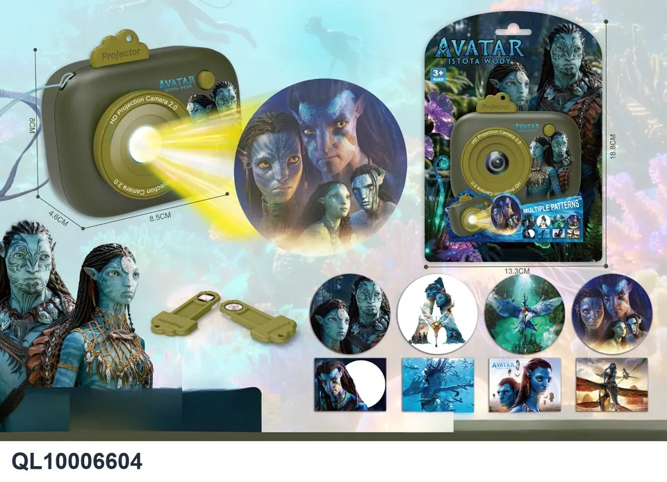 Avatar Projection Camera Card Board Insert Card wholesale from Qili Toys