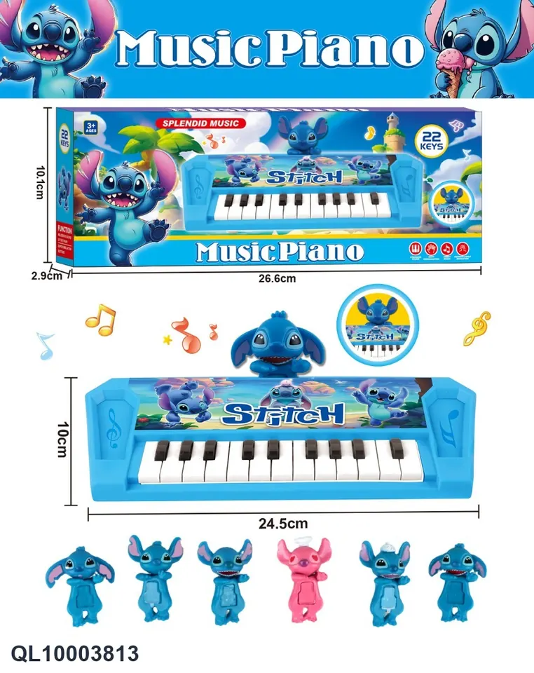 Cartoon Alien Music Electronic Keyboard Sealed Box wholesale from Qili Toys