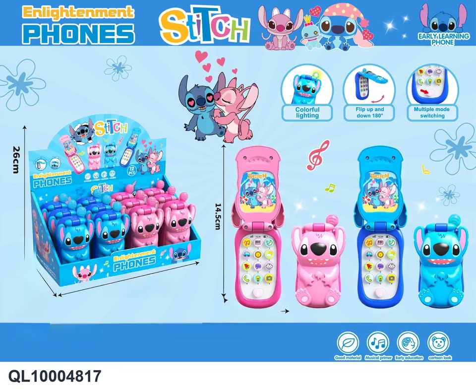 Cartoon Alien Puzzle Multifunctional Music Mobile Phone Display Box wholesale from Qili Toys